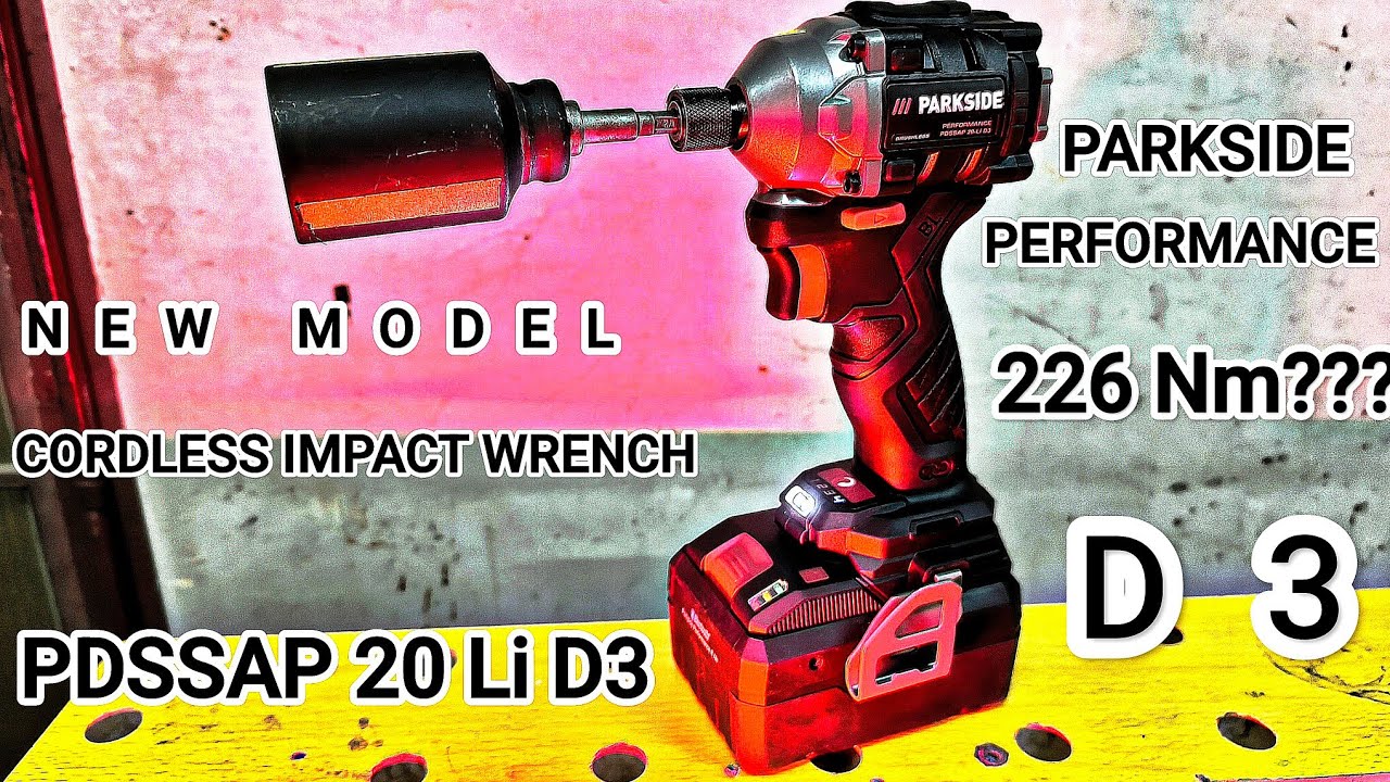 Parkside PERFORMANCE PDSSAP 20 Li D3 Aku Udarni Odvijač -Impact Wrench#parkside#parksideperformance