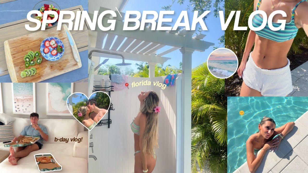 SPRING BREAK VLOG *florida, birthday, 6am mornings + fun* 🌸🌴
