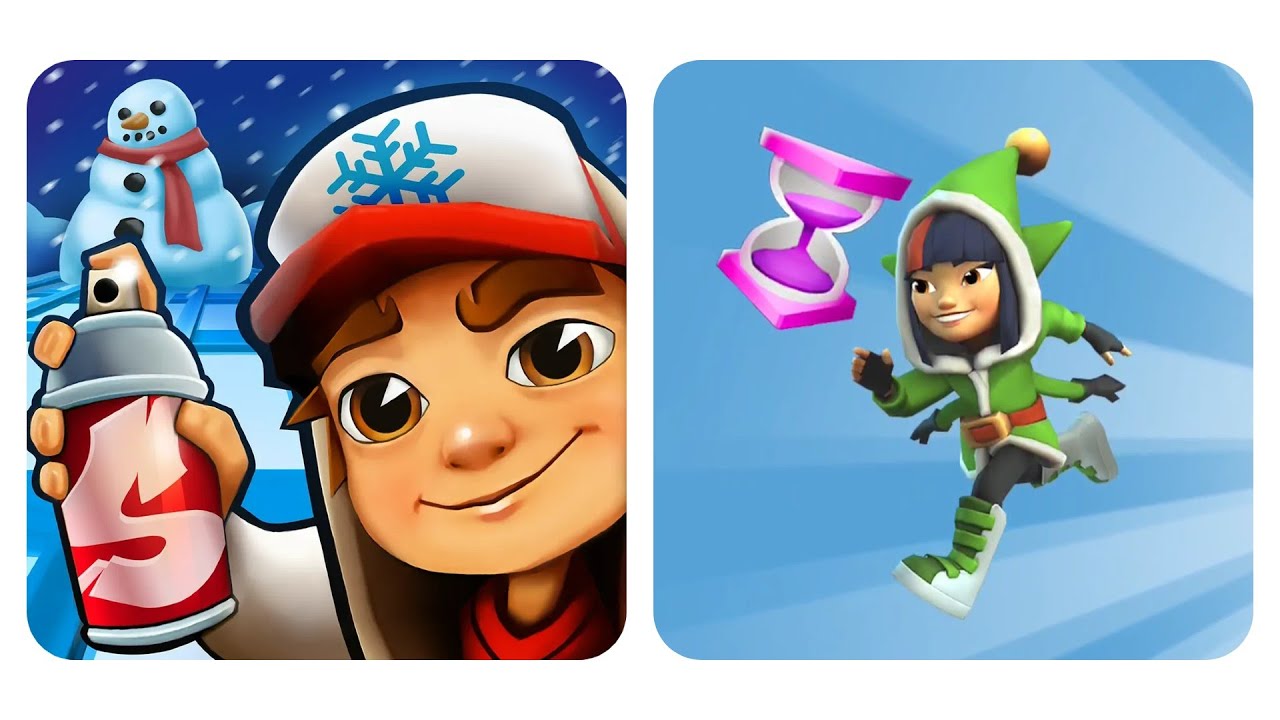 Subway Surfers Tag Time Attack Event North Pole vs Subway City Xmas