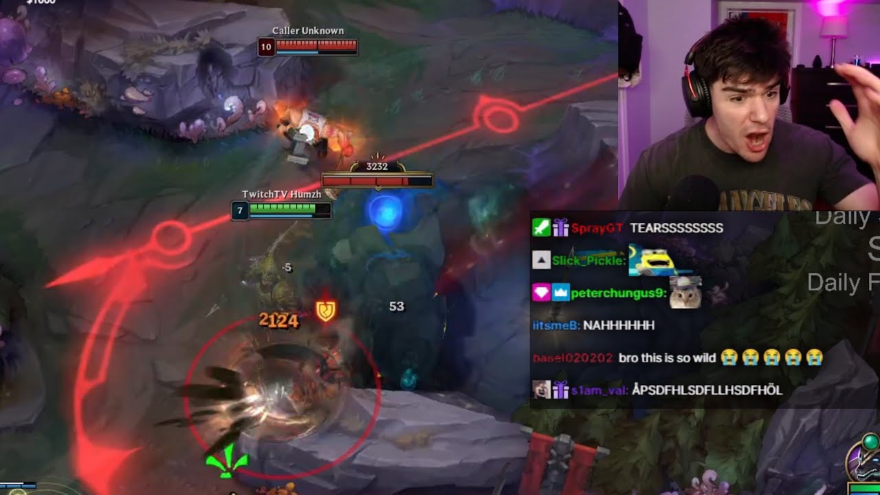nickich's cinematic crashout after getting stream sniped by the whole enemy team while playing jgl