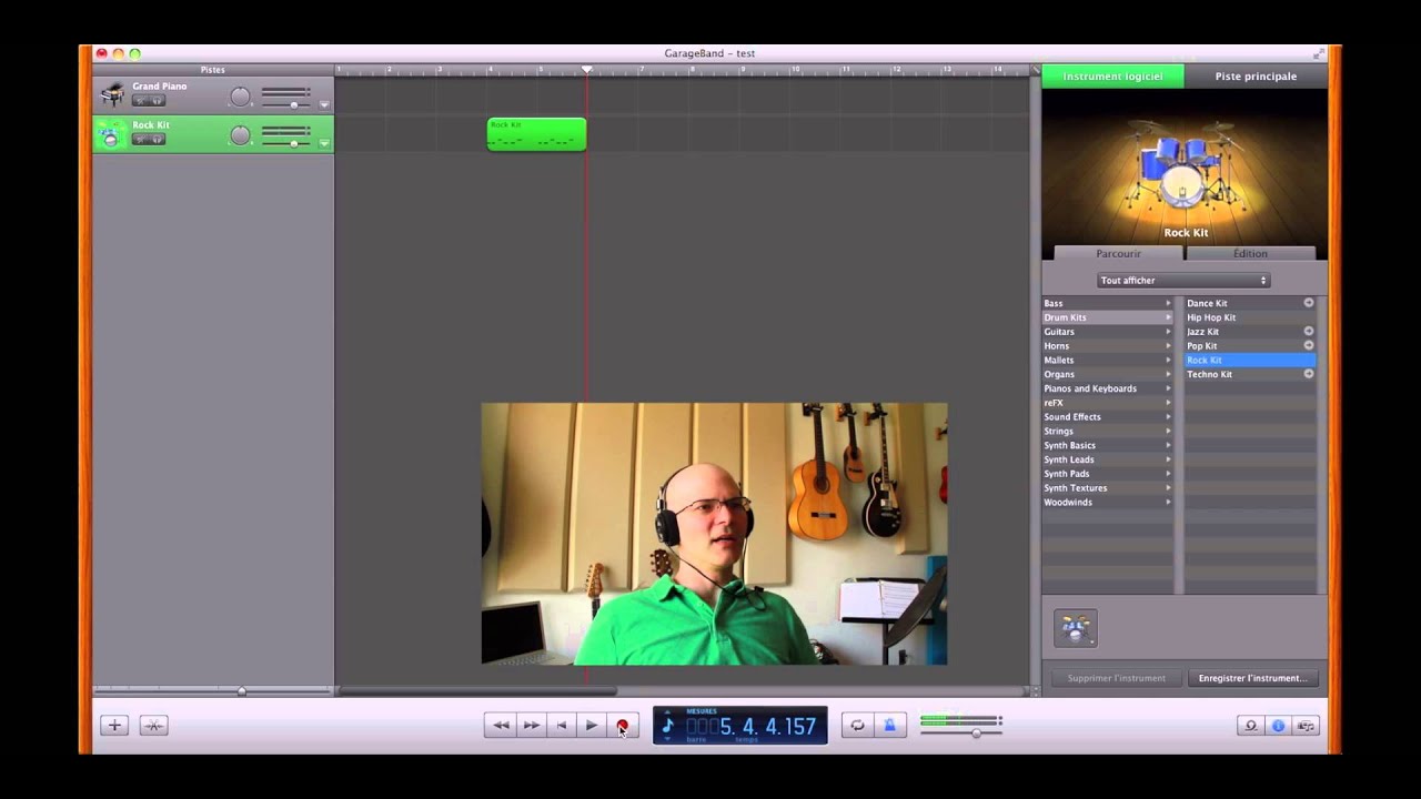 Comment créer sa propre loop de drum dans Garage Band