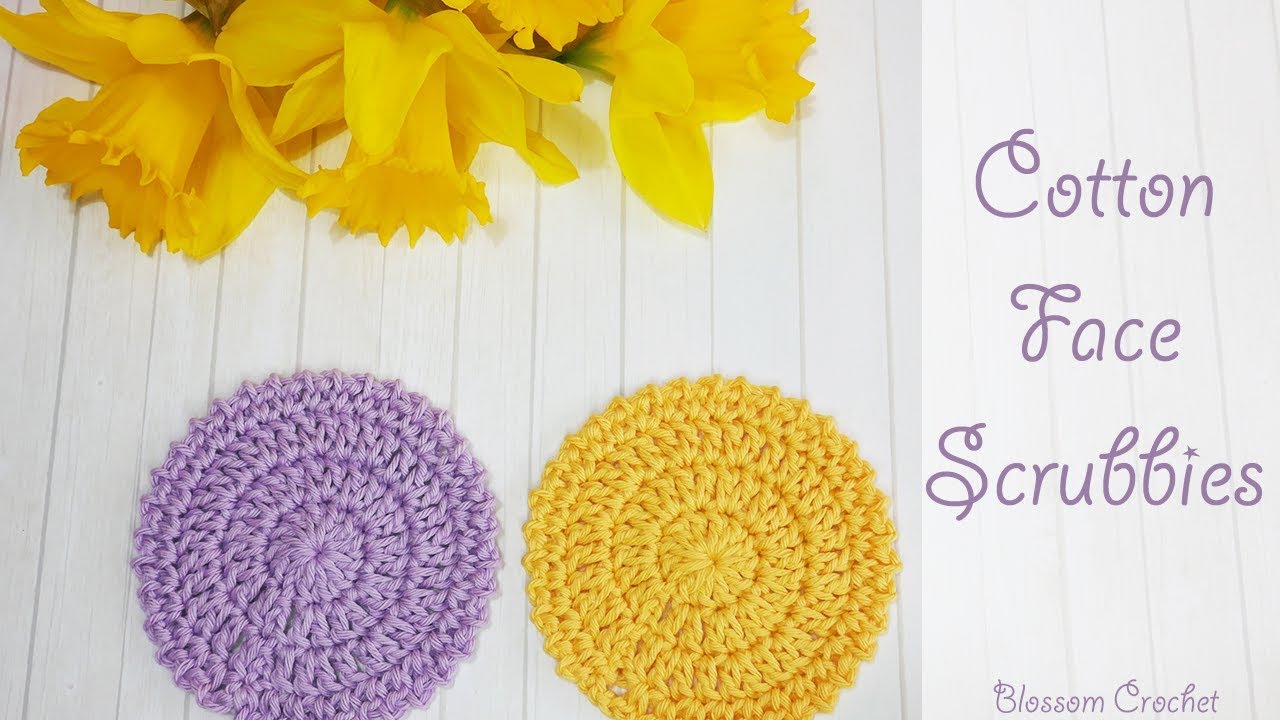 Crochet: Cotton Face Scrubbies - Easy Project!