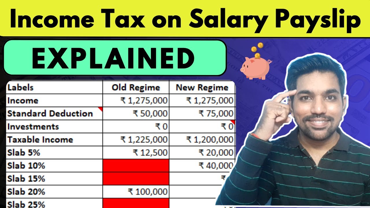 Income Tax Calculation on Salary Payslip [EXPLAINED with Calculator]