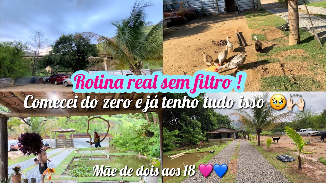 Mãe de dois aos 18 e construindo tudo isso 🥹 +6 patos pra família 🦆