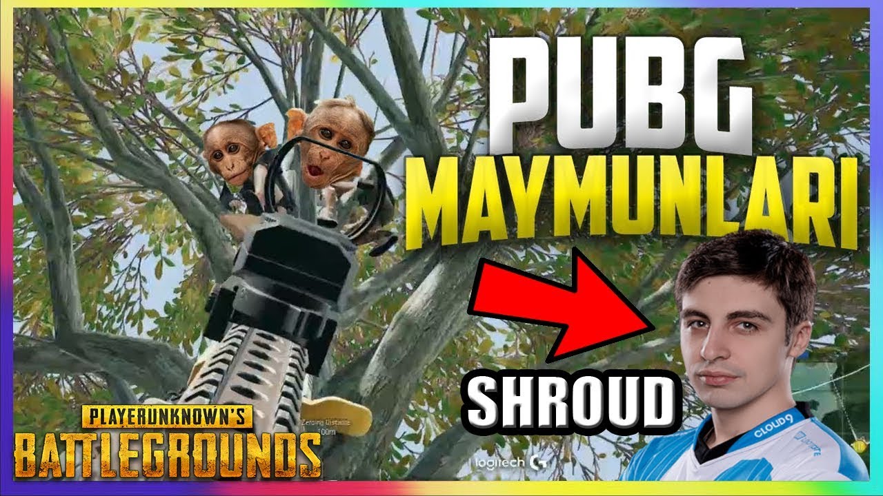 SHROUD PUBG'DE MAYMUNLARLA KARŞILAŞIYOR - SANHOK'A MAYMUNLAR EKLENMİŞ !
