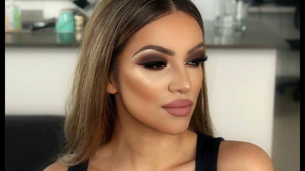 Makeover #1  Brown Smokey Eyes & Full Wispy Mink Lashes | Makeupwithjah