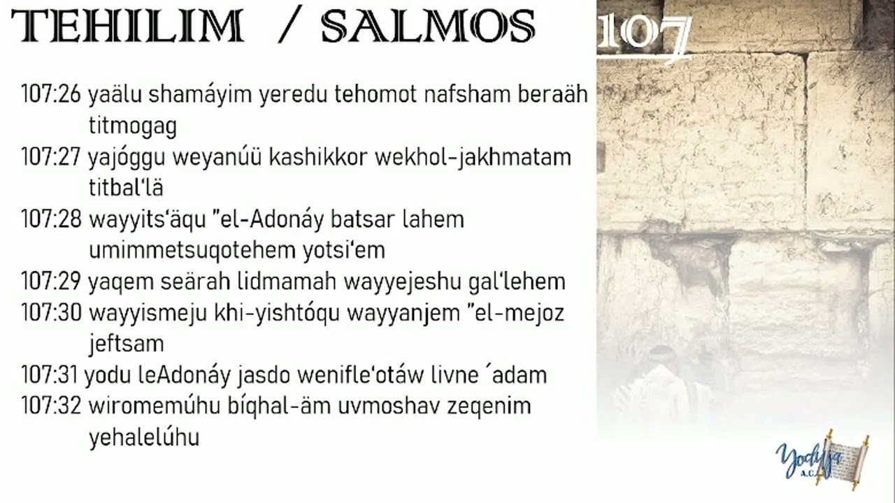 Salmos  Tehilim 107