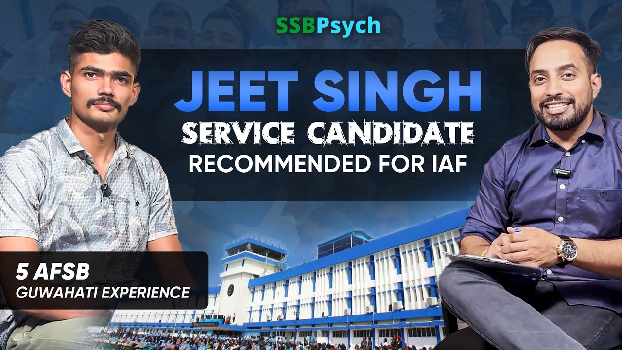 LAC Jeet Singh | Service Candidate Experience | Recommended from 5 AFSB Guwahati |  SSBPsych