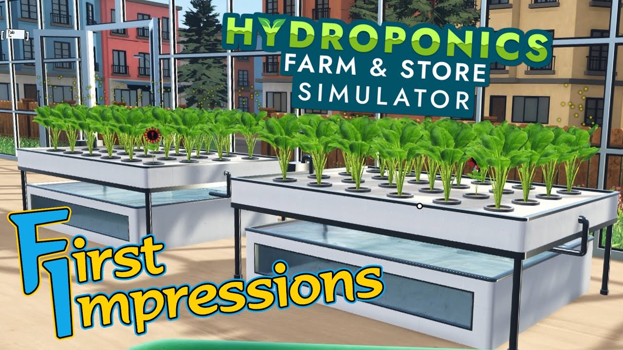 JUST SPINACH (Hydroponics Farm & Store Simulator First Impressions)