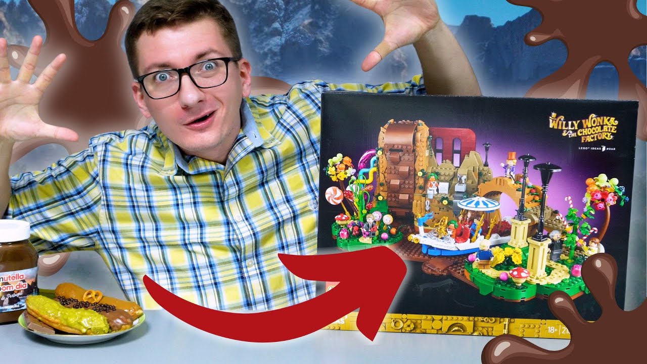 WILLY WONKA i FABRYKA CZEKOLADY 🍫 LEGO IDEAS 21360 / RECENZJA