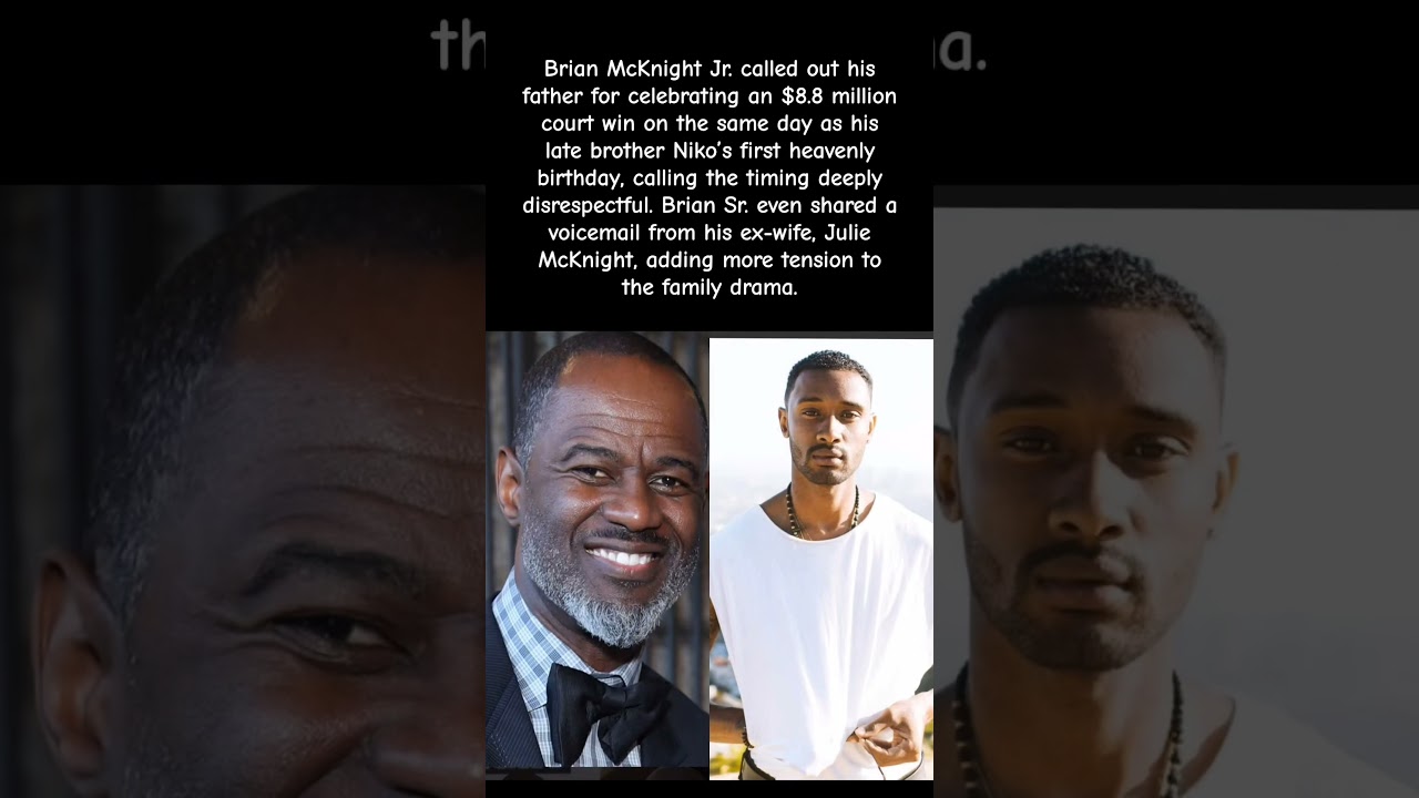 Brian McKnight Jr. CALLS OUT  his Dad for celebrating an $8.8 MILLION! 