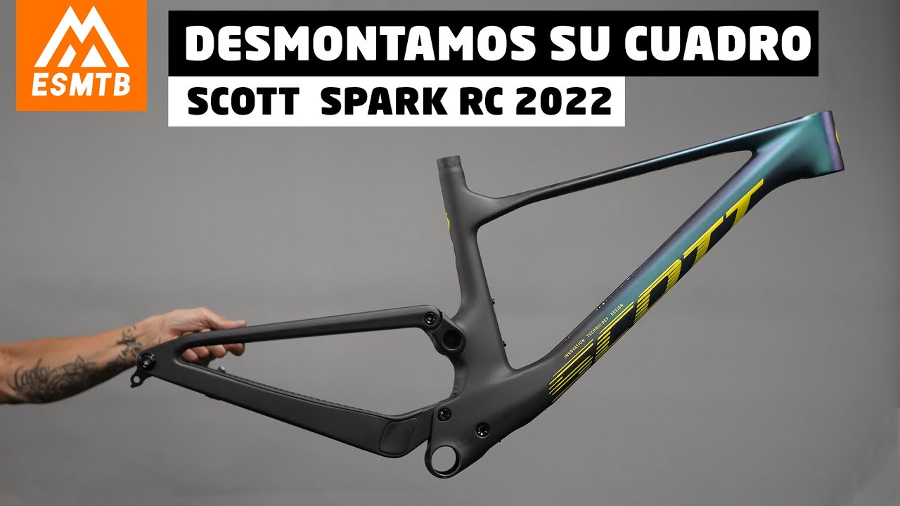 Nueva Scott Spark RC, desmontamos su cuadro (peso real incluido)