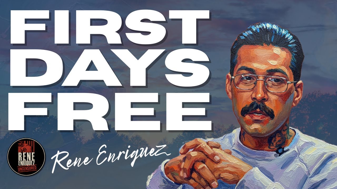First day of freedom: Rene Enriquez Ex Mexican Mafia