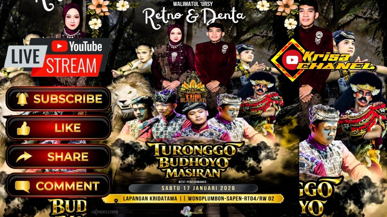 Live Malam  Hari ini‼️ Turonggo Budoyo Masiran ( TBM ) di Wonoplumbon Mijen Semarang