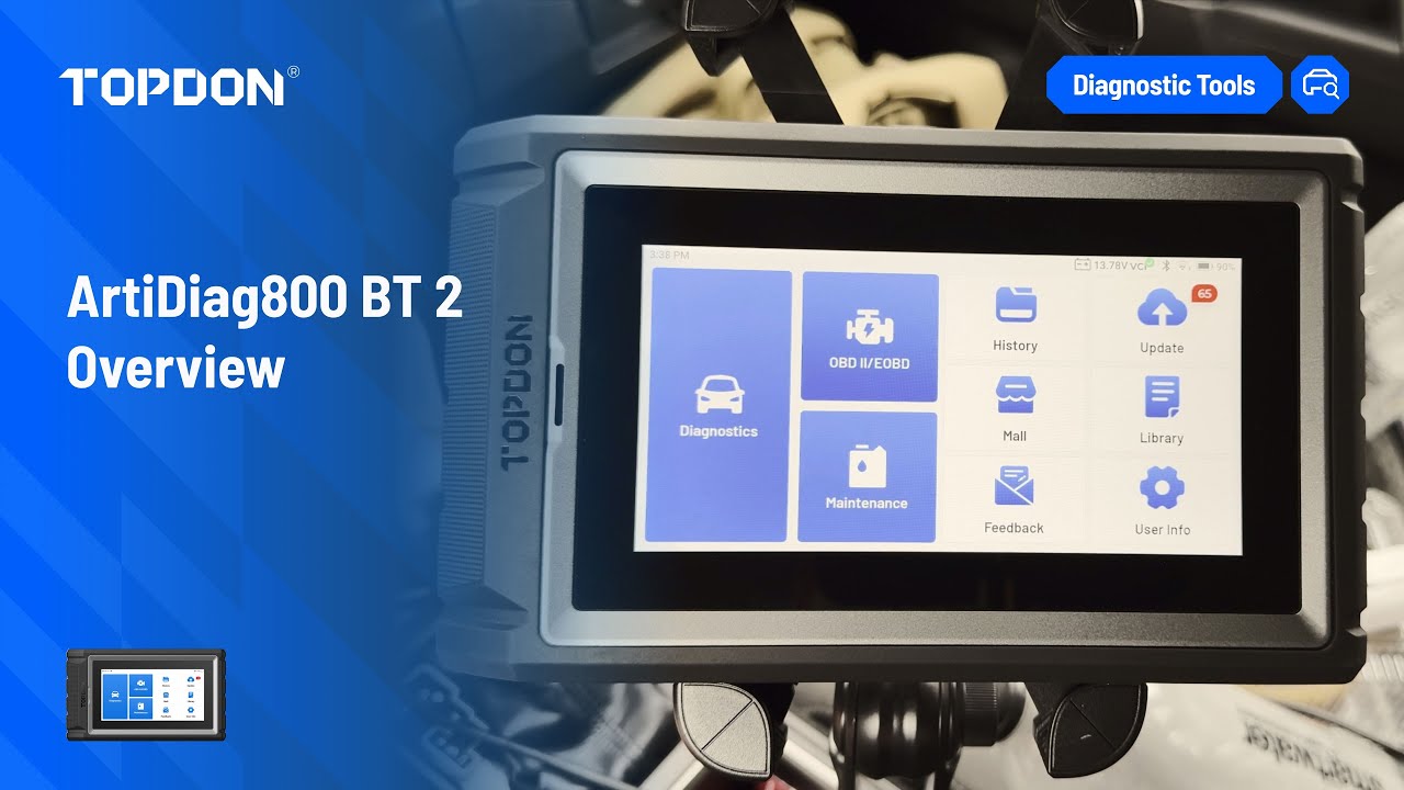 Обзор TOPDON ArtiDiag800BT 2 | Более умная, быстрая и мощная диагностика