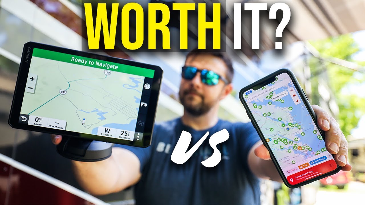 Почему вам стоит иметь GPS-навигатор для автодома! Garmin RV890 против iPhone GPS