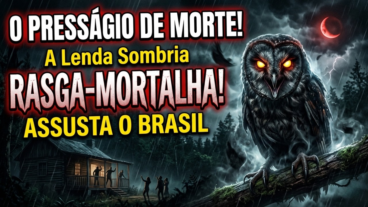 Coruja Rasga-Mortalha: A Criatura Lendária que Anuncia a Morte!