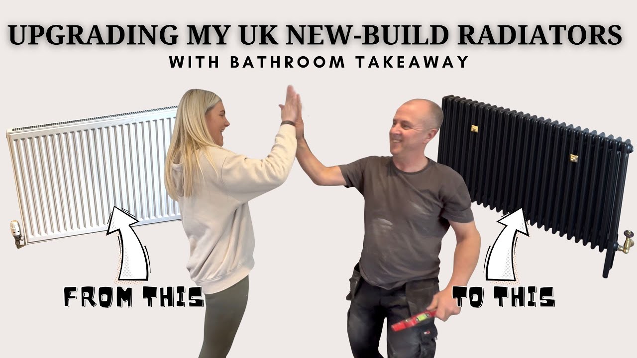 Upgrading New Build Radiators for Designer Column Traditional Radiators | A Step-By-Step Install 🖤