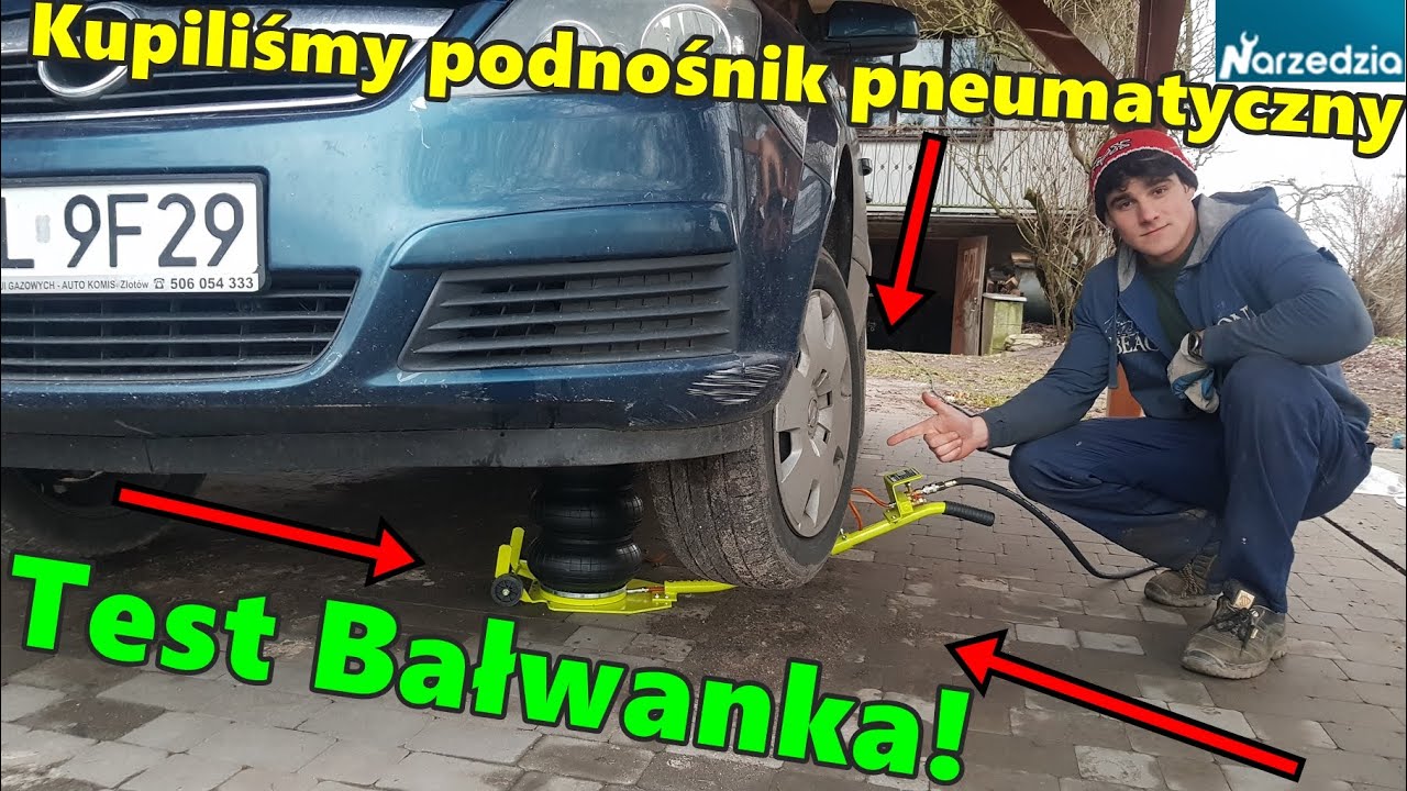 Kupiliśmy!: Podnośnik pneumatyczny 3.5 T Bałwanek | Test nowego | Czy warto kupić? | Jaka cena?