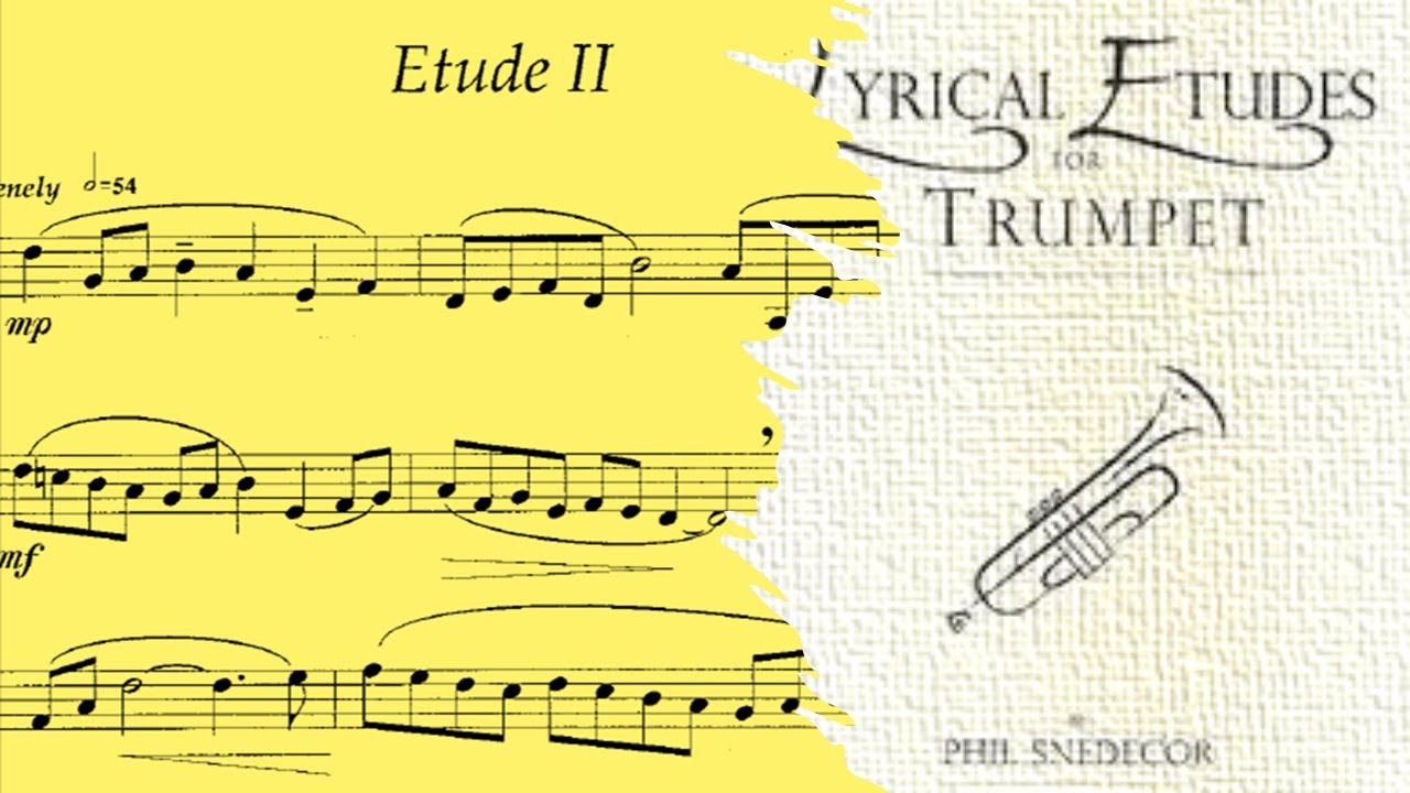 Etudes Líricos para Trompete de Phil Snedecor - ETUDE 02