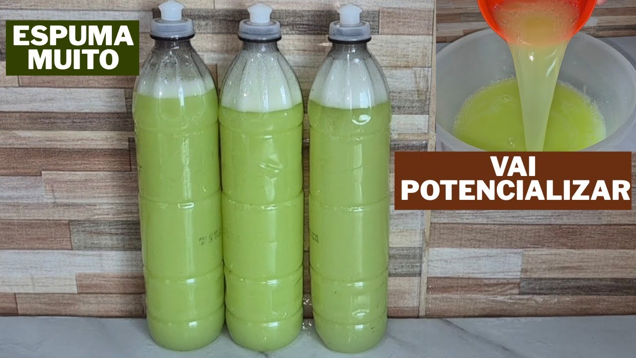 É só Juntar Este Ingrediente no seu Detergente que vai  Potencializar a Espuma e Render