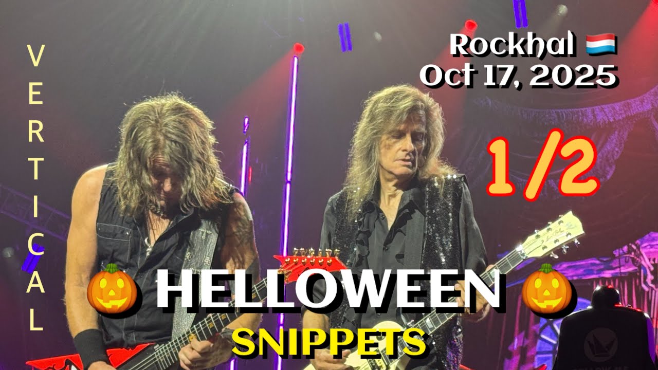 Helloween - Snippets 1 of 2 @Rockhal, Esch/Alzette, Luxembourg 🇱🇺 October 17, 2025 LIVE