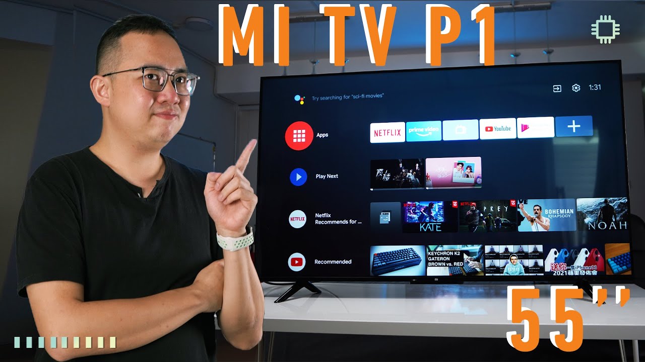Обзор Mi TV P1 55 дюймов: безрамочный Android TV по выгодной цене