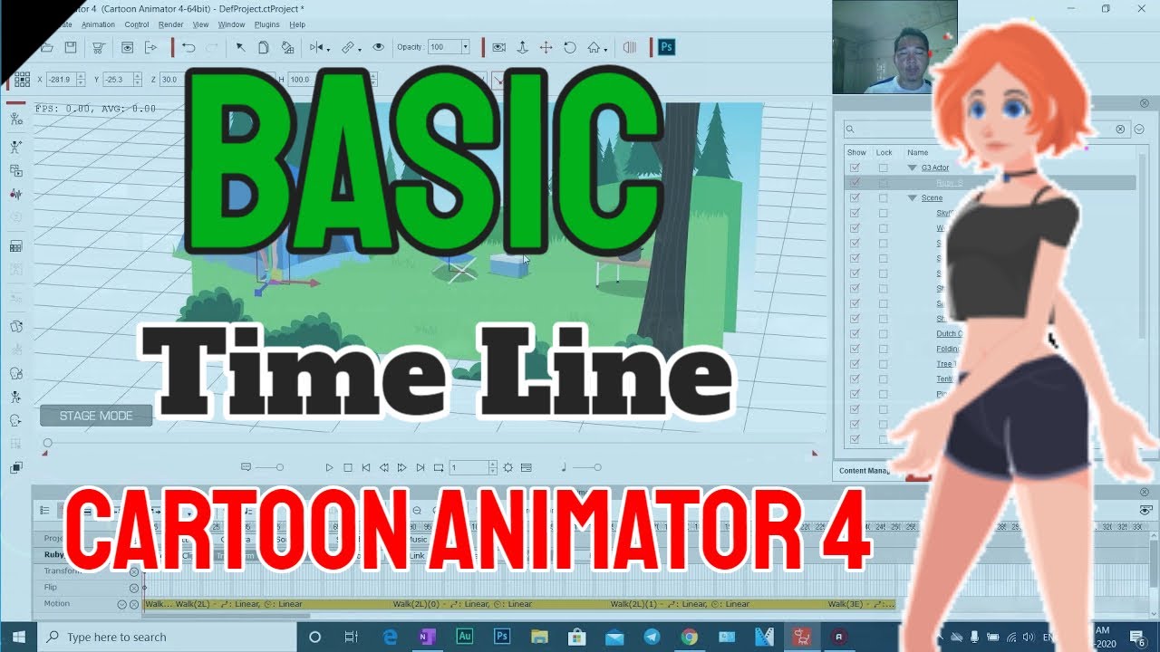Basic Timeline Animation Cartoon Animation 4