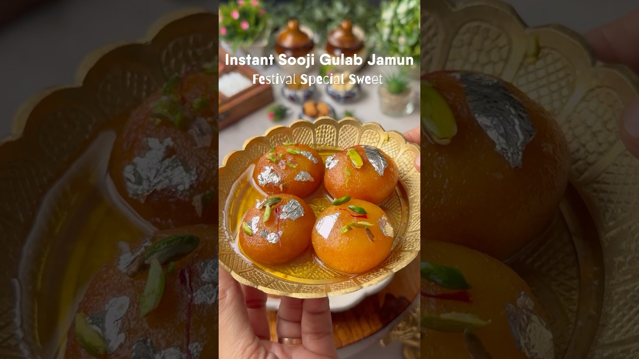 Instant Spoji Gulab Jamun | Festival Special Recipe #shorts #ytshorts #viralreels #trending #festiva