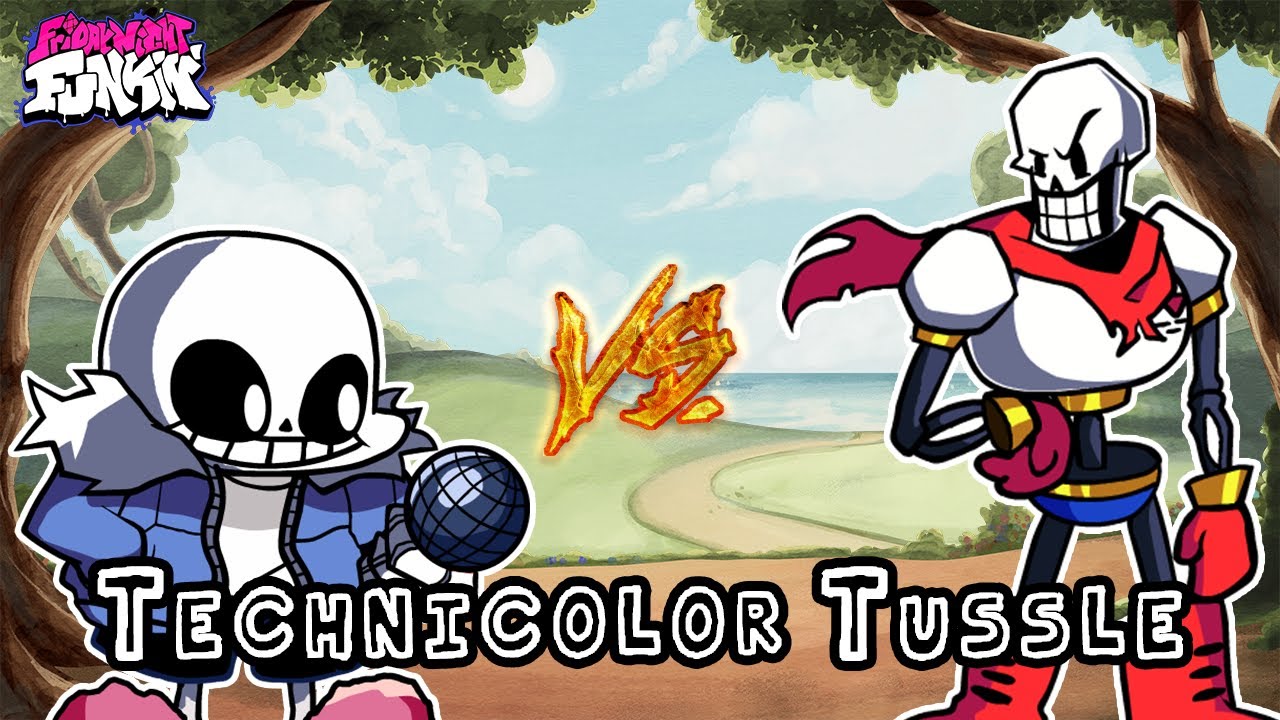 FNF Technicolor Tussle but it's Sans vs Papyrus