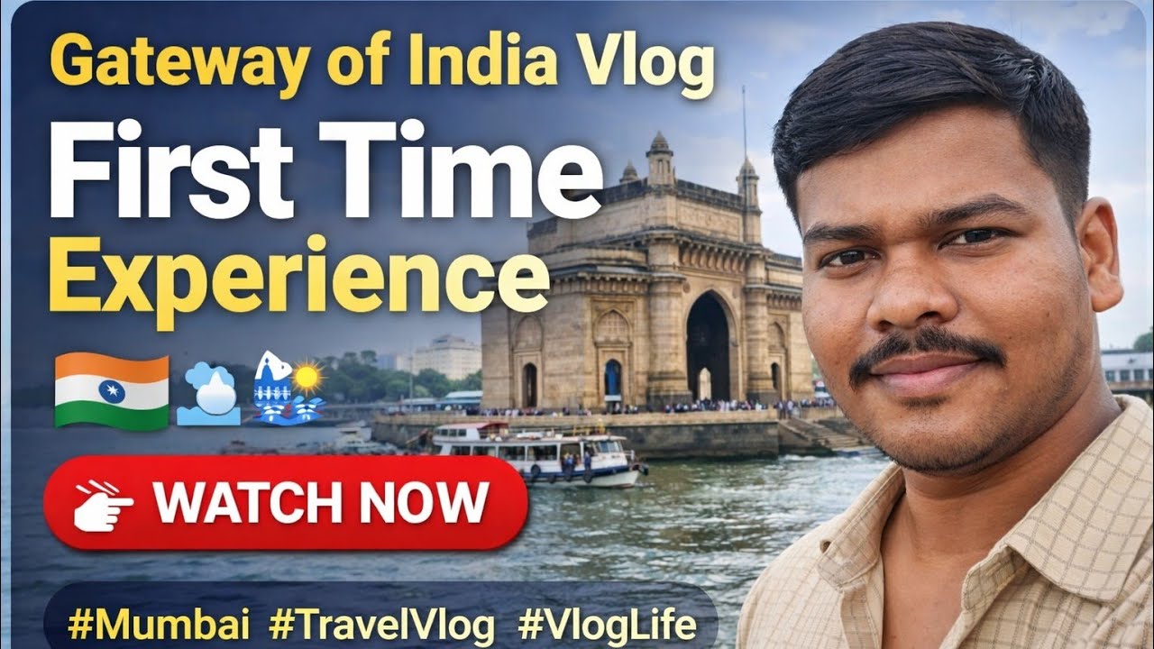 First Time at Gateway of India 😍 | Travel Vlog