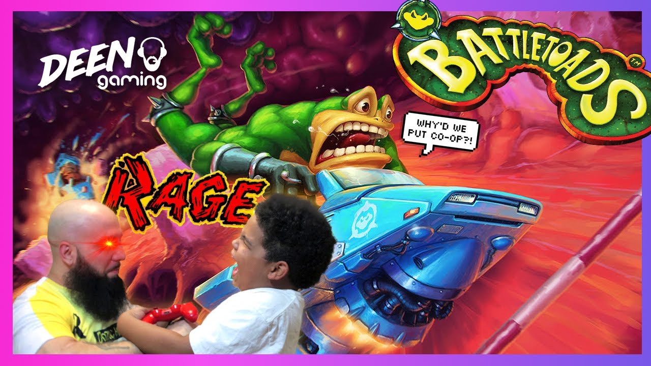 HE MADE ME RAGE!! | Battletoads (NES) - #TBT Deen Gaming