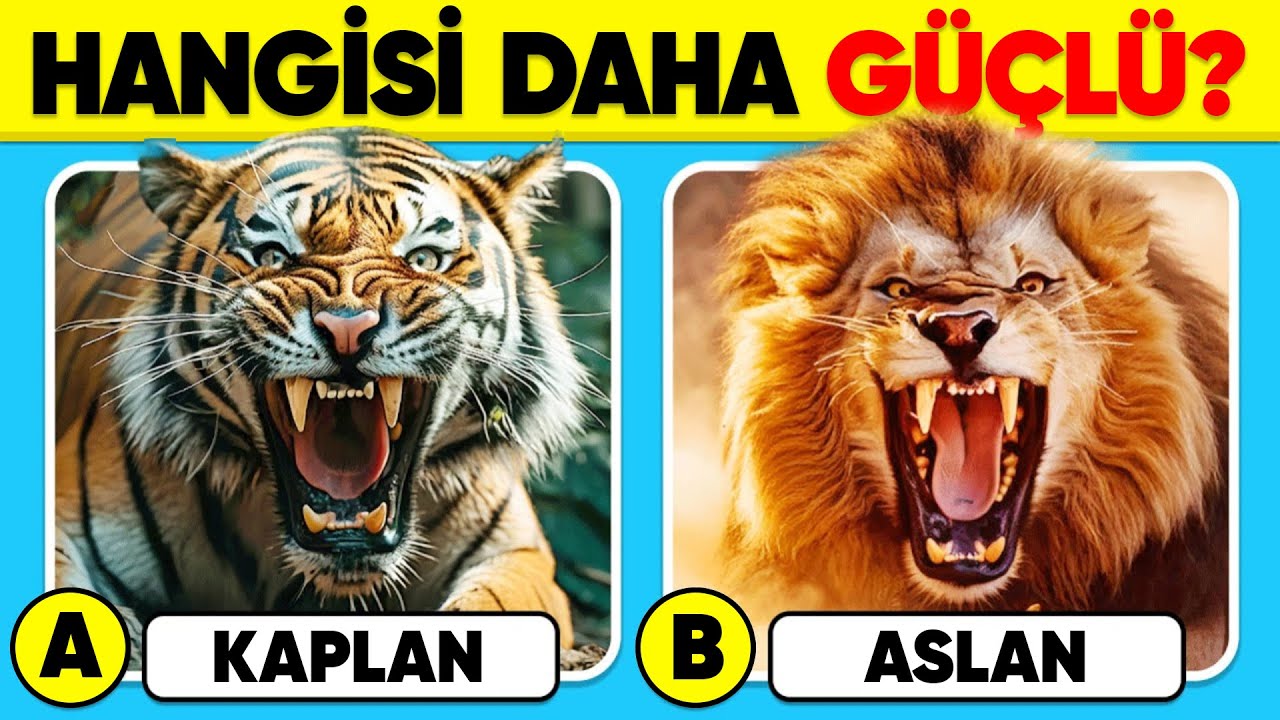 Hayvanları Ne Kadar İyi Tanıyorsun? 🦁🐯✅ Genel K&uuml;lt&uuml;r Bilgi Yarışması