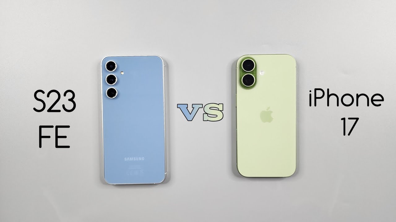 iPhone 17 vs Samsung S23 FE Speed Test & Camera Comparison 