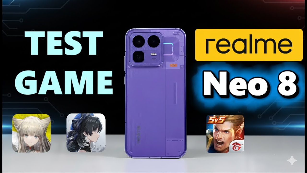 Test game Realme NEO 8 đầu tiên VN - Game tối ưu tệ, Vuốt chạm Không Ngon, Màu sắc nhợt nhạt nhưng..