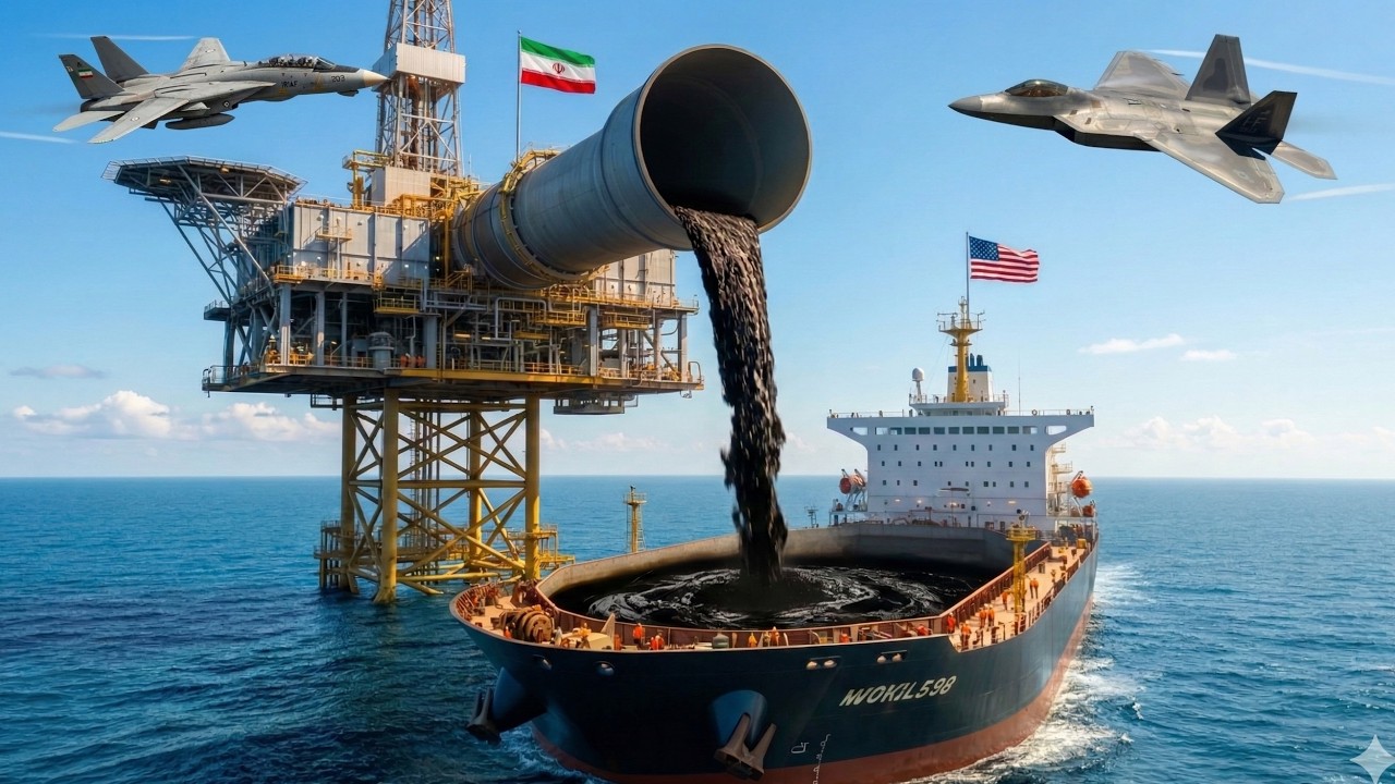 How Oil Is Extracted 🛢️ Iran Offshore Drilling And Oil Export Process To USA Tanker | FactoryX