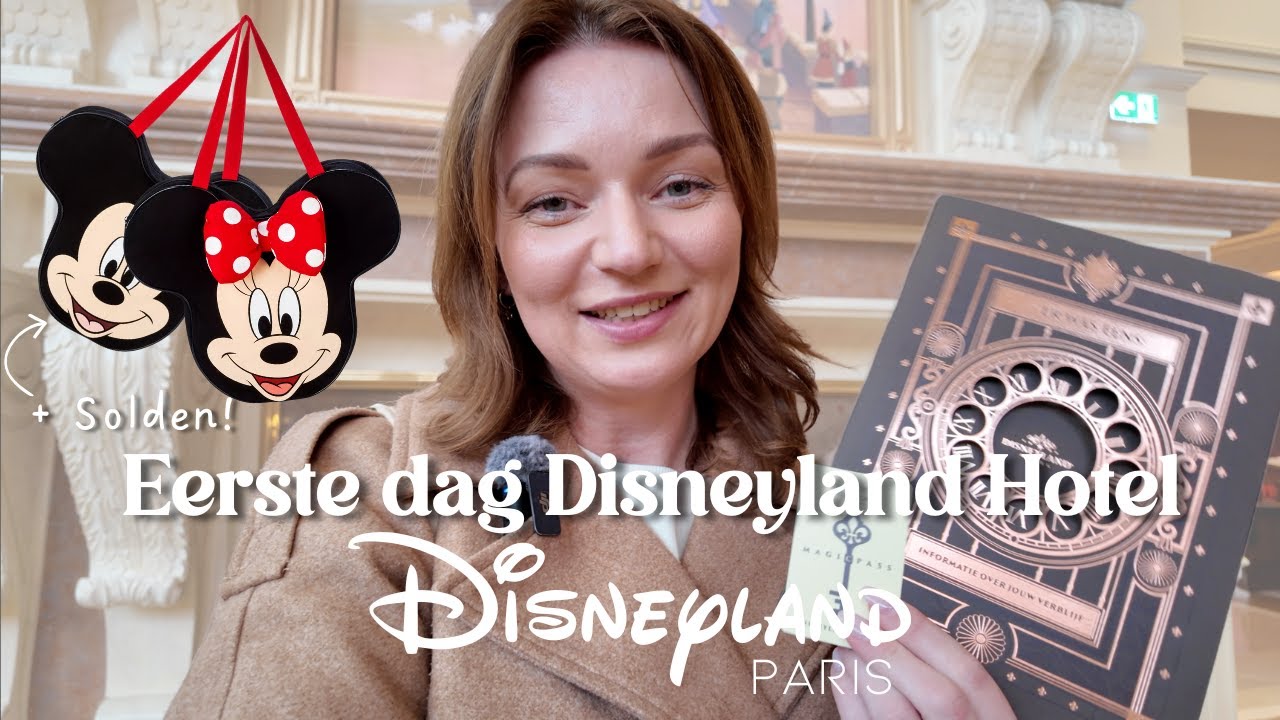DISNEYLAND PARIS VLOG JANUARI 2026 | EERSTE DAG DISNEYLAND HOTEL & SOLDEN SHOPPEN