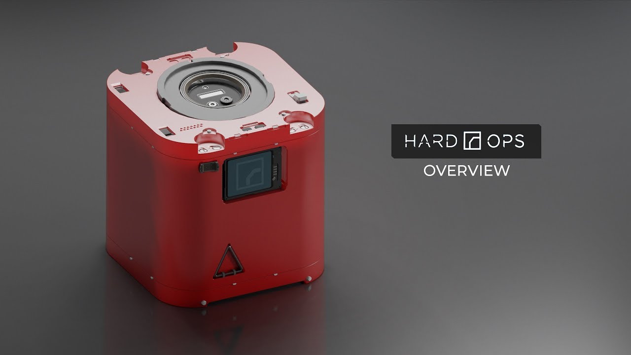 Hard Ops Overview - Hard-surface Modeling in Blender 2.80+ Update