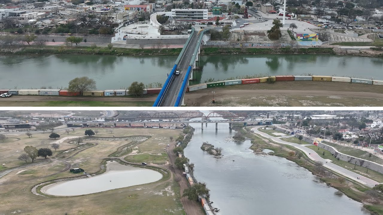 Fly over the Texas/ Mexico border with Drone12