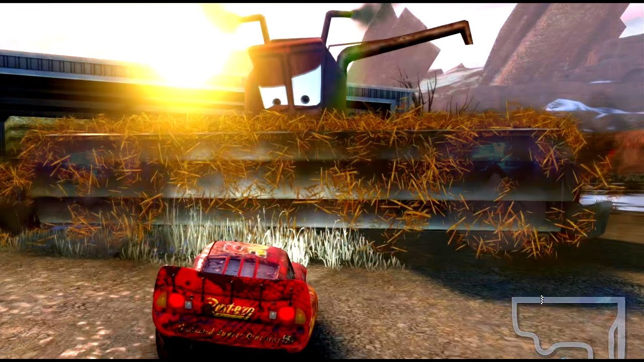 Lightning McQueen Tractor Tipping Frank Combine Harvester Cars 3