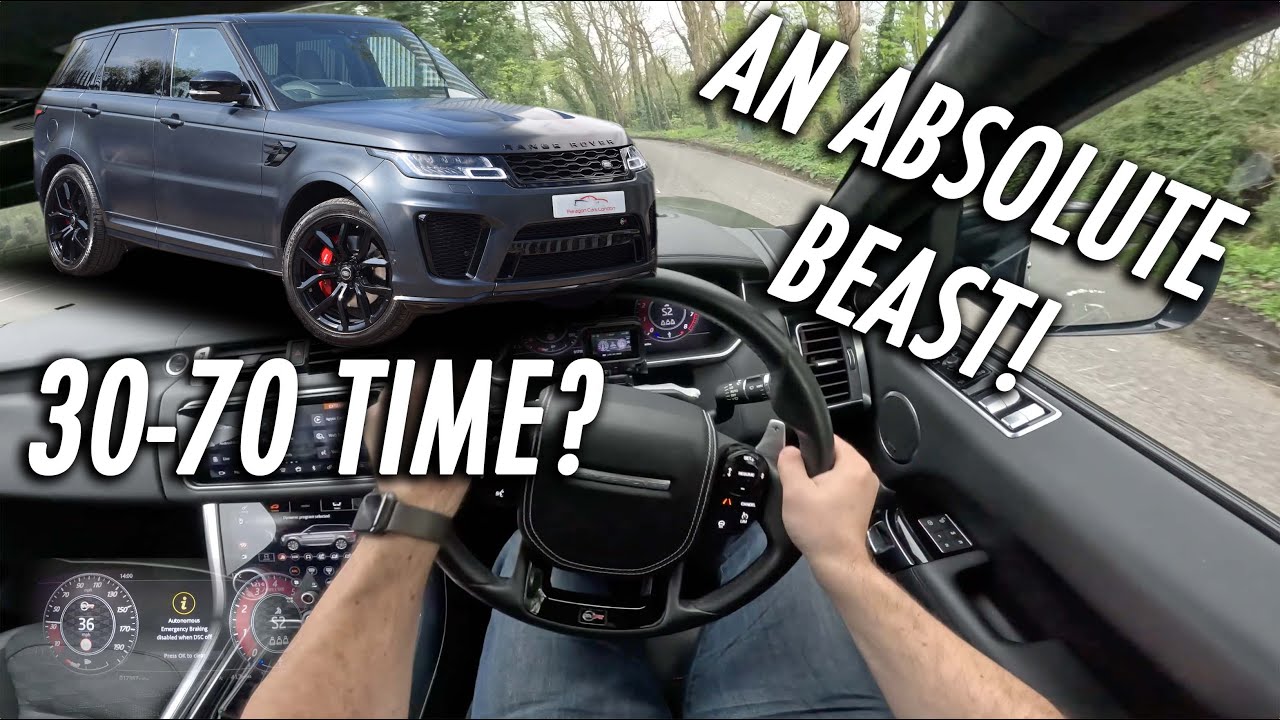 2019 Range Rover Sport SVR DRIVING POV/REVIEW // A PROPER SPORTS SUV?