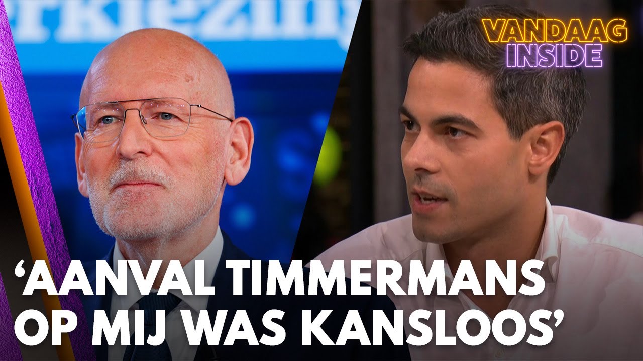Rob Jetten: 'Aanval van Timmermans op mij was gewoon een beetje kansloos' | VANDAAG INSIDE
