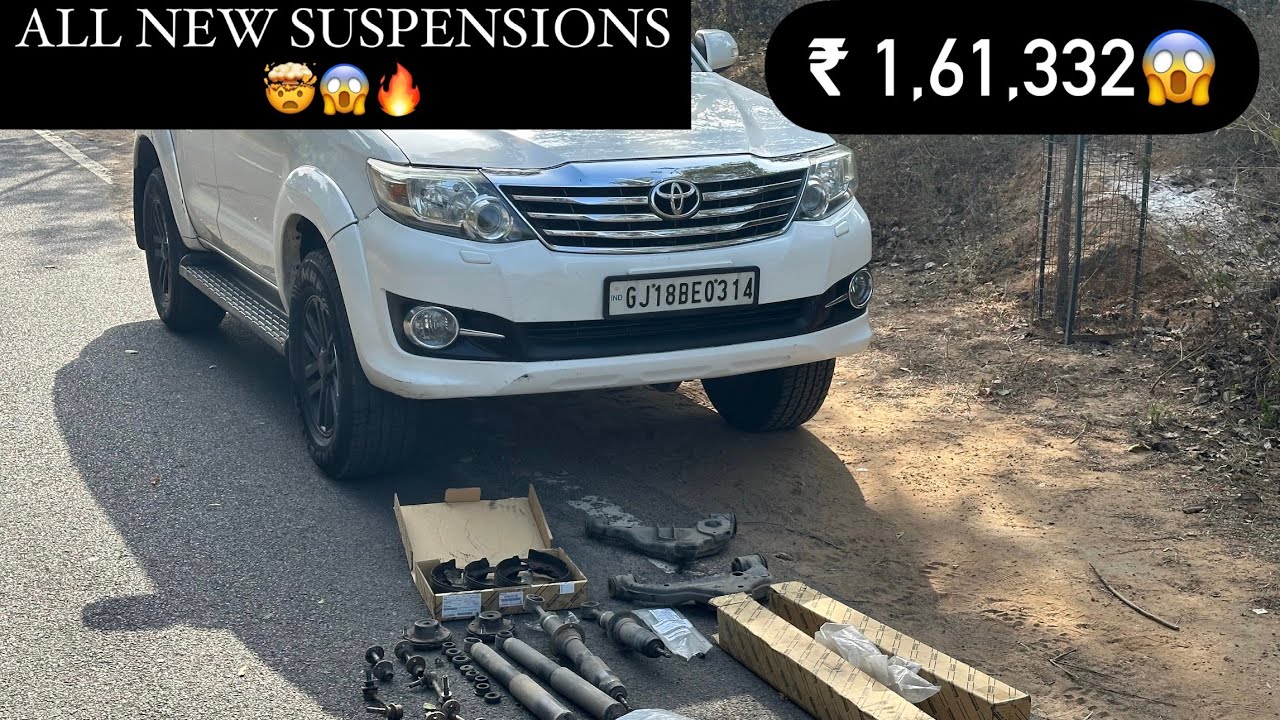 Toyota Fortuner Full New Suspension|All suspension change after 8 years | #toyota #fortuner