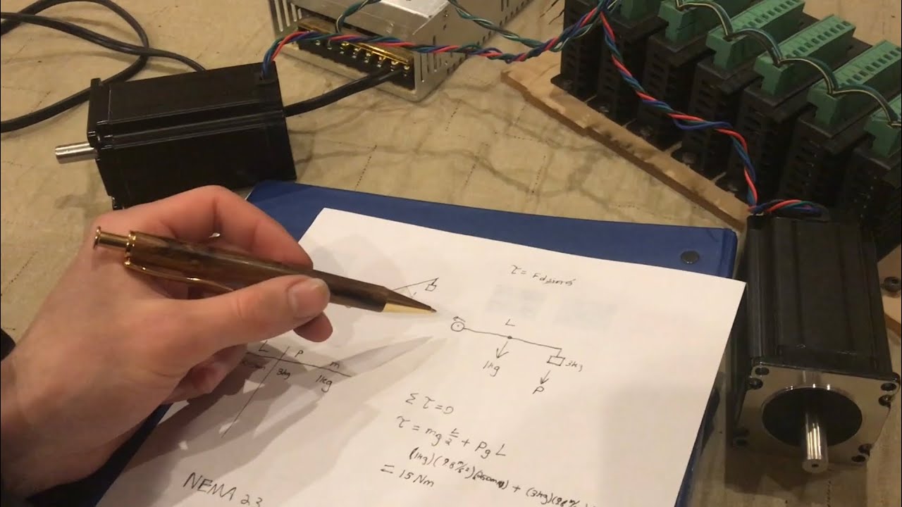 ⚙️Learn engineering CALCULATING “motor size and torque” using math to SAVE TIME