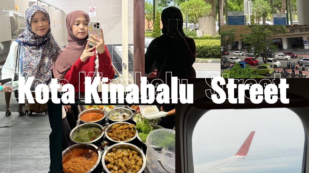 Random Vlog eps 4 ~ Kota Kinabalu day 1 || hunting food gaya street 