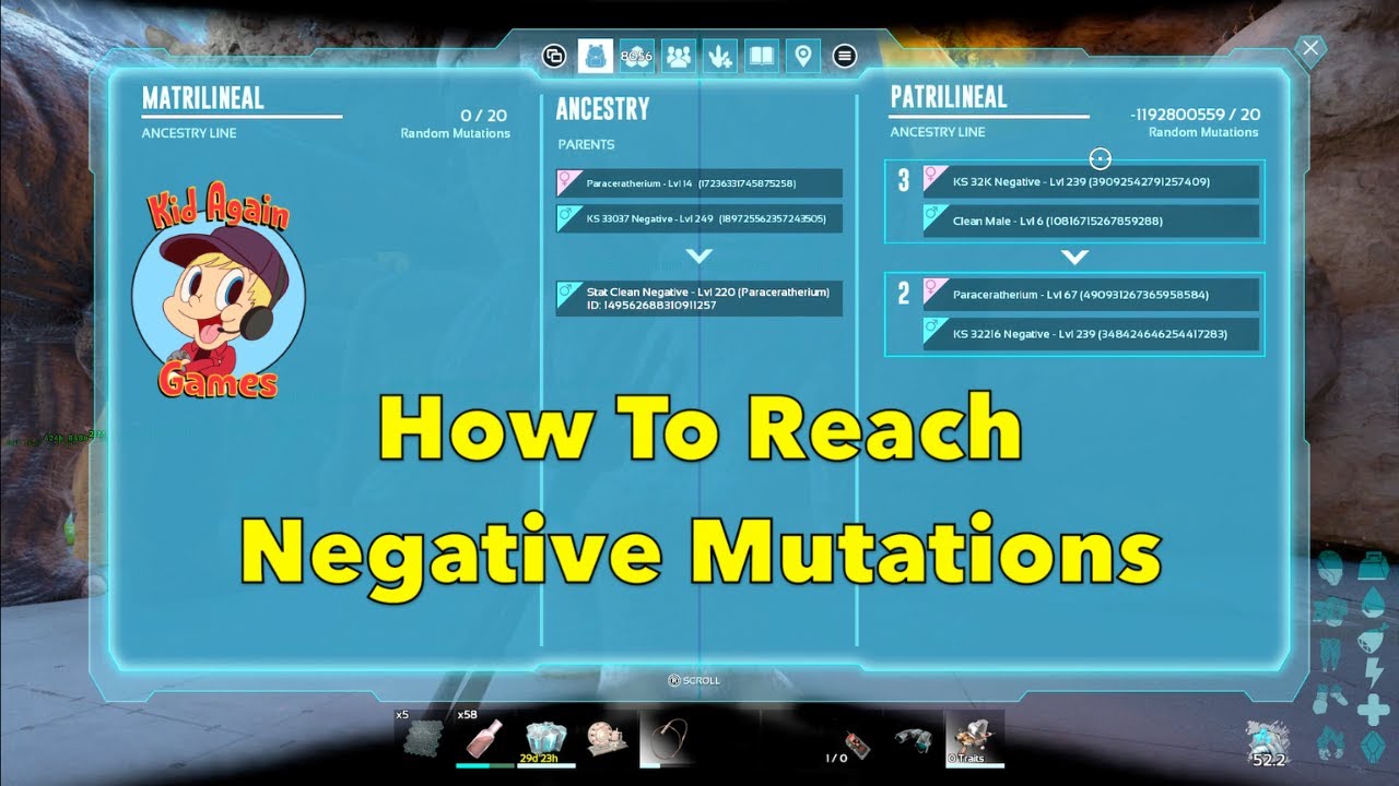 How To Reach Negative Mutations For Faster Muts | ARK: Survival Ascended