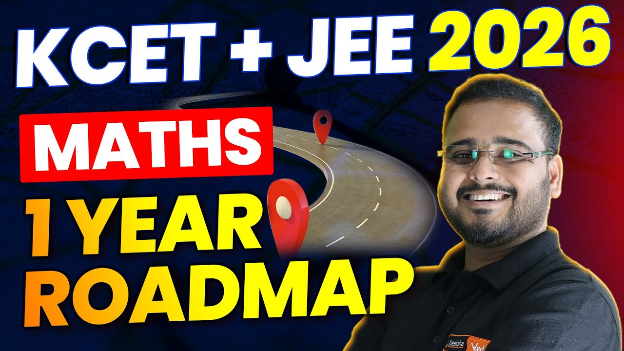 📘 Complete 1-Year Mathematics Strategy for KCET 2026 Aspirants 🧠📅 | Score 60/60 in KCET 2026 ✨🧮