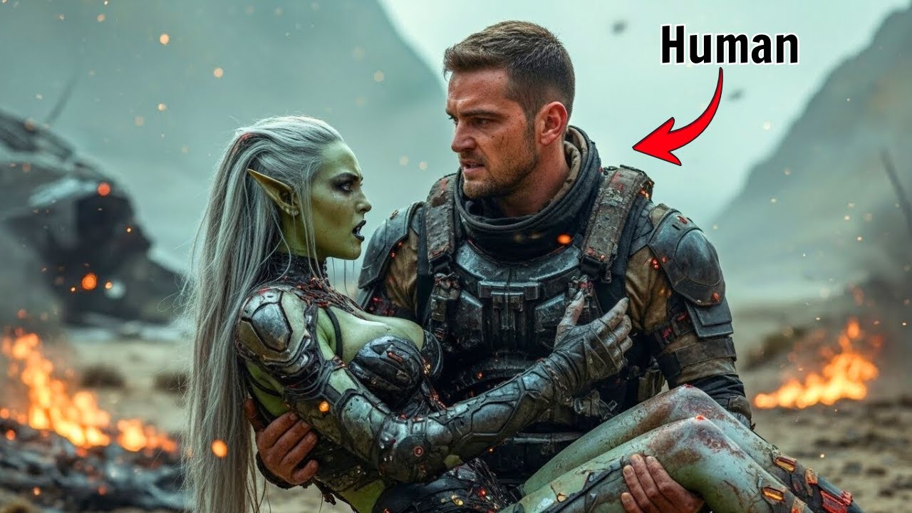 Alien Warrior Left for Dead After Losing Her Legs — Only a Human Marine Refused to Leave Her