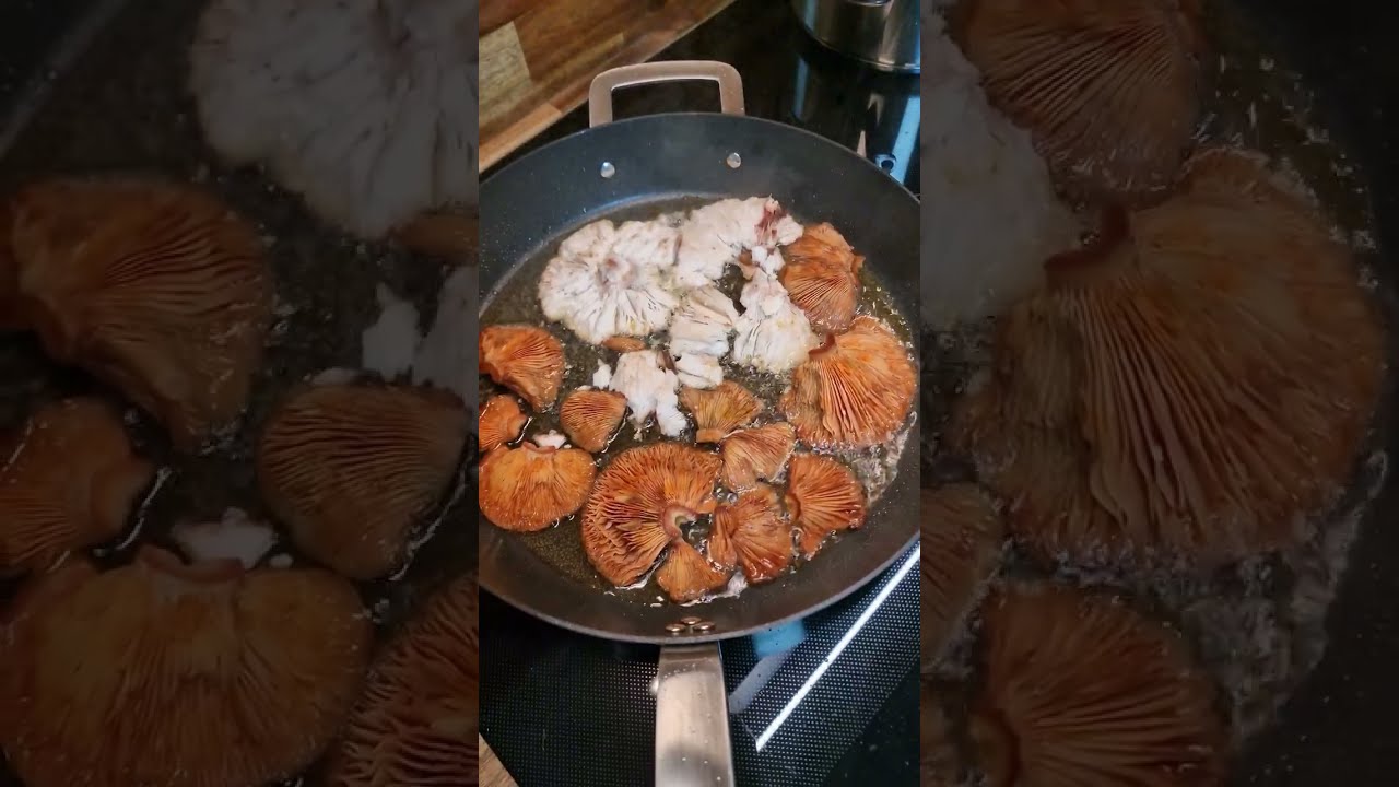 Простые жареные грибы 🍄 Румянец и сыроежка