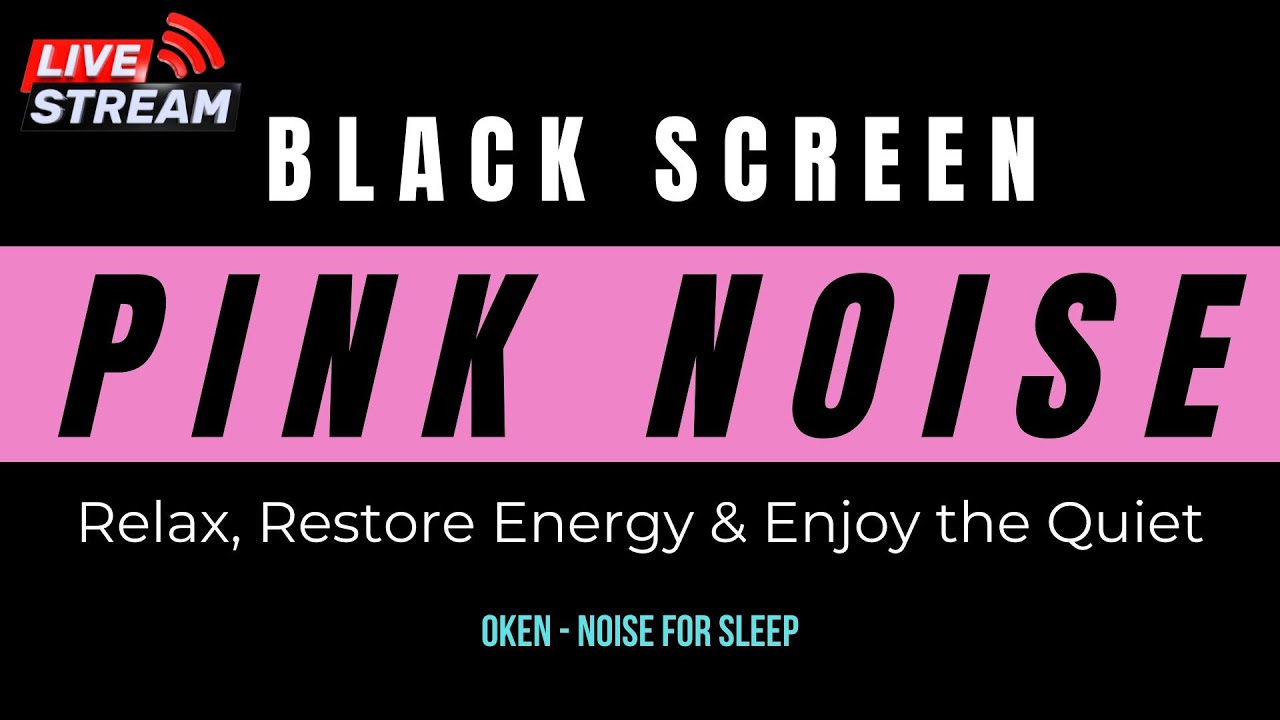 Super Sleep | Pink Noise with Black Screen For A Good Nights Sleep